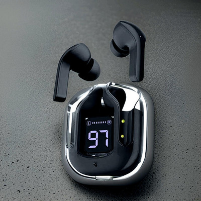 Clairbell MAX Ultrapods: Transparent TWS Earbuds, 30hrs Playtime, Bluetooth 5.3 76 Bluetooth(Multicolor, In the Ear)