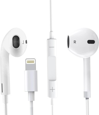 X88 Pro Earphone Built-in MiC ,iPhone -7/8/X/XS/XR/11/12/13/14-PRO Max-122 Wired Headset(White, In the Ear)