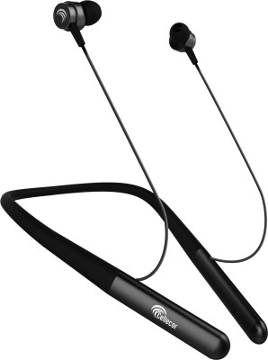 Cellecor BS-1 Wireless Bluetooth Earphone Neckband with 30 Hrs playtime Bluetooth Gaming Headset(Black, In the Ear)