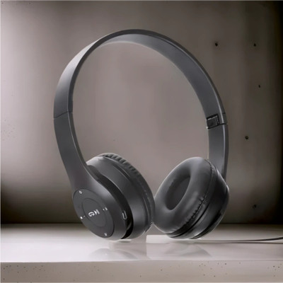 TWS Wireless Foldable Headphones with Ocean Bass Depth_R4 Bluetooth & Wired(Black, On the Ear)