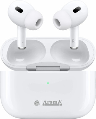 Aroma NB121 Pods Upto 40 Hours Playtime* Type C Fast Charging Dual Pairing Earbuds Bluetooth(Ivory White, True Wireless)