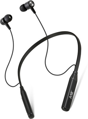 MZ NB117-WIRELESS HEADPHONE-200mAh Battery with 250h standby Magnetic Neckband Bluetooth(Black, In the Ear)