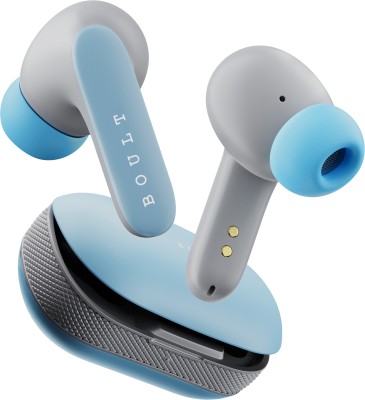 Boult Y1 Pro with Zen Quad Mic ENC, 60Hrs Battery, Fast Charging, Knurled Design, 5.3v Bluetooth Headset(Powder Blue, True Wireless)