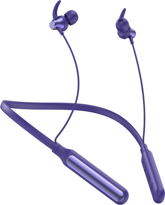Ridamic Pulse 300 In-the-ear Bluetooth Headset with Upto 30h Talktime Deep Bass Bluetooth(Purple, In the Ear)