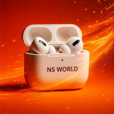 NS WORLD Q6 Airbuds Tws |Max Power| HD Sound | BT Earbuds |Mic & Touch Controls Headphone Bluetooth(White, True Wireless)
