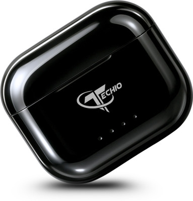TECHIO Buds Xero Wireless Earbuds M4 with Hi-Fi Stereo & Touch Controls Bluetooth(Black, True Wireless)