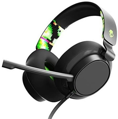 Skullcandy SLYR XBOX Gaming Headset for PC, Playstation, PS4, PS5, Xbox, Nintendo Switch Wired Gaming Headset(Green Digi-Hype, Over the Ear, On the Ear)