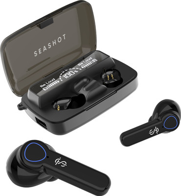 Seashot M19 Bluetooth Best Gaming Headset Bluetooth(Black, True Wireless)