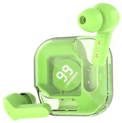 CIHROX Gaming pro Earbuds Upto 48Hrs Playtime With 1500 mAh Power Bank & ASAP Charge Bluetooth Gaming Headset(Green, True Wireless)