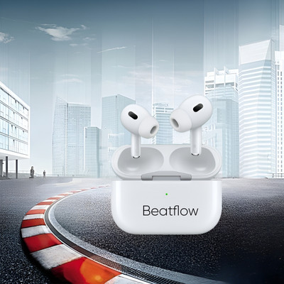 BeatFlow AirpoX Pro 2 Best premium quality -(USB-C) 77 Bluetooth(White, True Wireless)