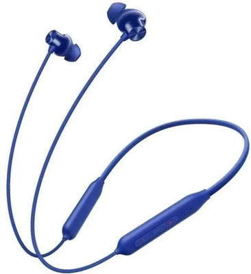 Nslix Bluetooth Wireless Neckband with Deep Bass & 20H Playtime Bluetooth(Blue, On the Ear)
