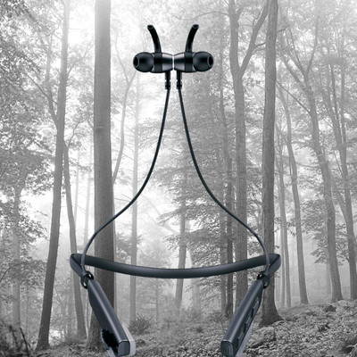 GPQ STORE Rokerz 235 Pro Wireless Bluetooth Neckband(0.1187 Bluetooth(Black, In the Ear)
