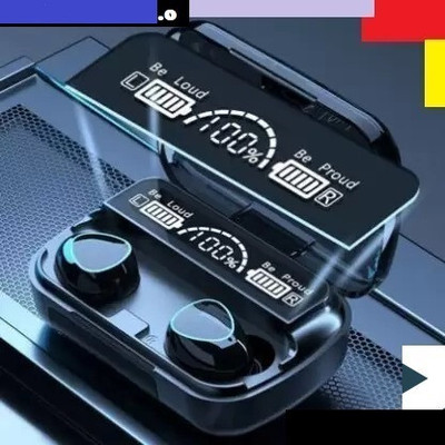 EAGGR M10 True Wireless in ear Earbuds Bluetooth TWS Touch Control Gaming E318 Bluetooth Gaming(Black, True Wireless)