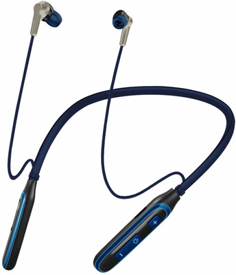 uddo Aries Wireless Neckband Powerful Bass Music 150Hours Bluetooth(Blue, In the Ear)