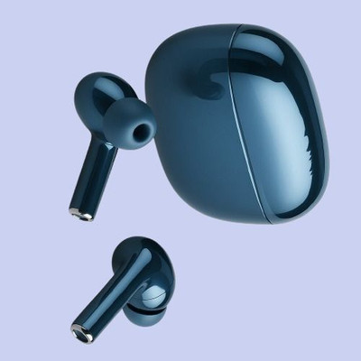 One7 ON TWS -54 True Wireless Earbuds ENC Mic Long Battery Life Fast Charging Bluetooth(Blue, In the Ear)