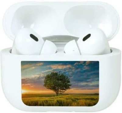 monytt Screen TWS, ANC Smart Touch Display True Wireless Buds, Type-C Fast Charging Bluetooth(White, In the Ear)