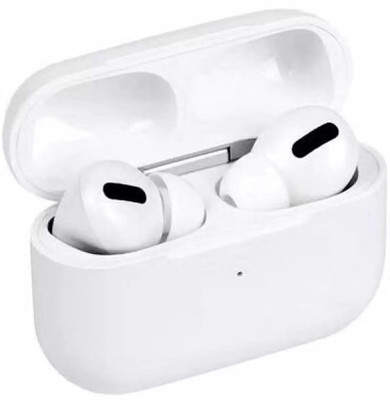 SCUBEL pod pro2 (white) enc ios popup name change wireless Bluetooth(White, In the Ear)