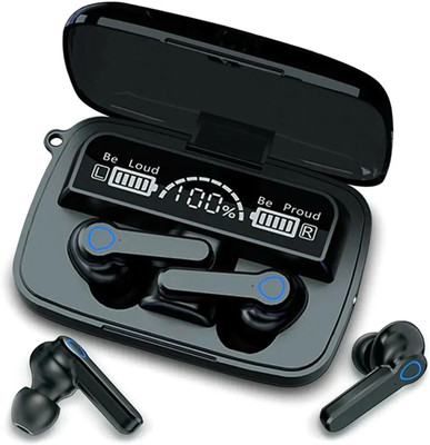 Jeevan jyoti agency Earbuds M19 2022 Newest with upto 15 Hours Playback, 13mm Drivers with mic Bluetooth(Black, True Wireless)