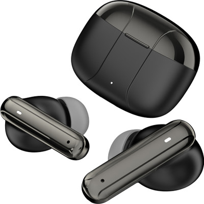 snowbudy SB-300 Ultrapods Max Wireless TWS Earbuds Touch Control & 50Hrs Battery Life Bluetooth Gaming(Black, True Wireless)