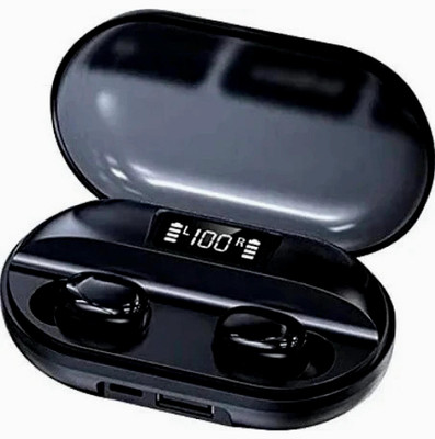 YAROH T2 TWS Earbuds: 26hr Playback, Bluetooth 5.1, iOS/Android Compatible VIP35 Bluetooth(Black, In the Ear)