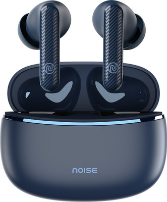 Noise Aura Buds with Dual Device Pairing, 60 Hours of Playtime, and ENC with Quad Mic Bluetooth Gaming Headset(Aura Blue, True Wireless)