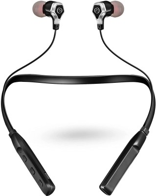 Mytrack B119B Badshah - 40 Hours Playtime Bluetooth Neckband Bluetooth Headset Bluetooth(Black, In the Ear)