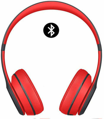 Worricow gym headset Bluetooth(Red, On the Ear)
