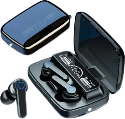 Seashot M19 tws bluetooth 5.0 wireless Digital Display 13mm Drivers F2 Bluetooth Headset Bluetooth(Black, True Wireless)