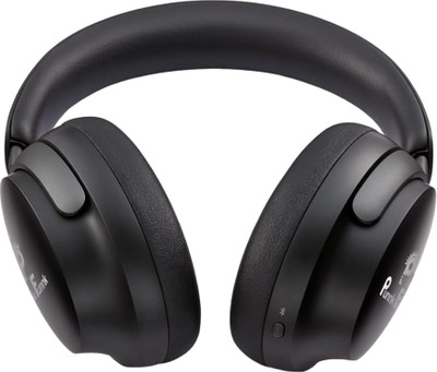 PunnkFunnk Bass Pulse Bluetooth 5.3 Wireless Over-Ear Headphones with Superior Headphone Bluetooth & Wired(Black, On the Ear)