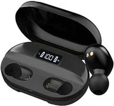 FRONY 36v_T2 TWS Earbuds: 26hr Playback, Bluetooth 5.1, iOS/Android Bluetooth(Black, In the Ear)