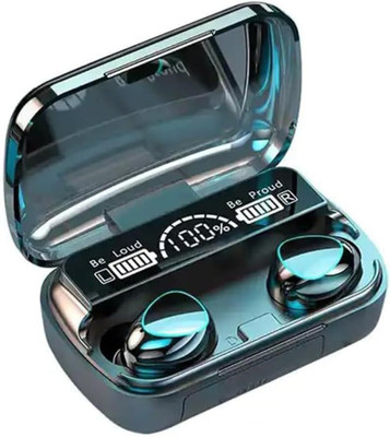 SKYPHR S10 Wireless Earbuds TWS 5.1 Dual LED Digital Display Ear Earphones M10-71 Bluetooth(Black, In the Ear)
