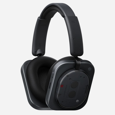 Nothing Headphone(1) 42dB ANC| Dual Device| Hi-Res+LDAC|40mm Driver|Sound by KEF Bluetooth & Wired(Black, On the Ear)