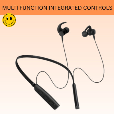 GUGGU BT 235 Bluetooth Wireless Neckband With 20 Hours Playback & ASAP ChargeQE281 Bluetooth(Black, In the Ear)