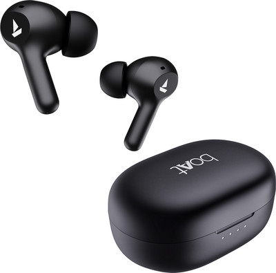 boAt Airdopes 71 w/ 40 HRS Playback, ENx Technology & Beast Mode(Low Latency) Bluetooth(Active Black, True Wireless)