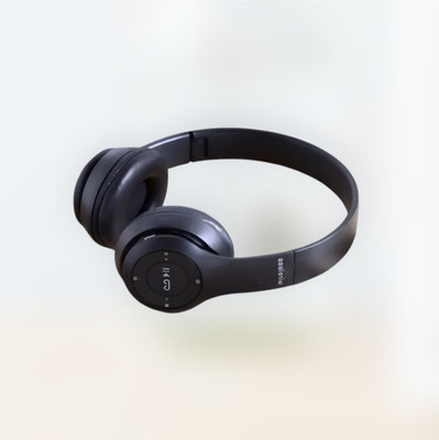 house of common Stereo Quality Wireless Headphones with Mic & SD Card_CK Bluetooth & Wired(Black, On the Ear)