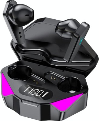 OlivLife X15 True Wireless Earbuds Waterproof Gaming Earbuds Bluetooth Headset Bluetooth Gaming Headset(Black, True Wireless)
