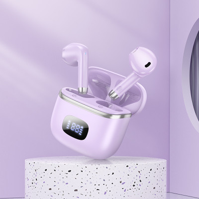 hoco. EQ1 TWS Earbuds With 40 Hours Playtimes and ASAP Charge Bluetooth(Purple, In the Ear)