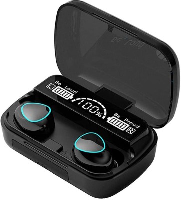 TechBuddy Exclusive M10 High-quality wireless bluetooth headset Digital Indicator B10 Bluetooth Headset(Black, True Wireless)