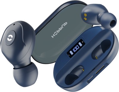 HOPPUP GRAND With Power Bank Function & Upto 75 Hours Playtime Bluetooth Headset(Blue, True Wireless)