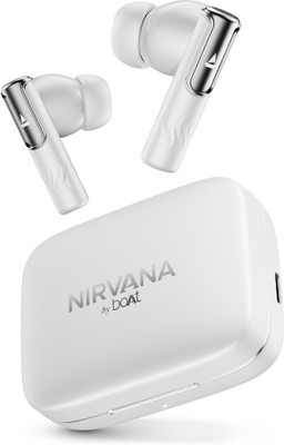 boAt Nirvana Ivy w/ 360 Spatial Audio, Dynamic Head Tracking,ANC(~50dB) & App Support Bluetooth(Gunmetal White, True Wireless)