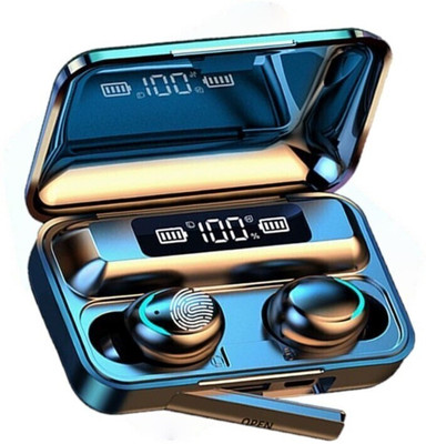 Tunifi Earbuds Upto 48 Hours Playback with Power-Bank and ASAP Charge Bluetooth(Black, True Wireless)