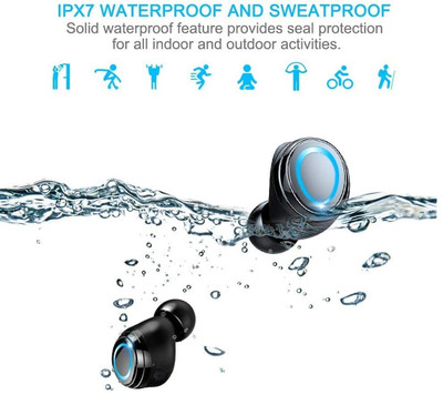 GUGGU UJT_468V_TWS M10 Wireless Earbuds Bluetooth Headset Bluetooth(Black, True Wireless)