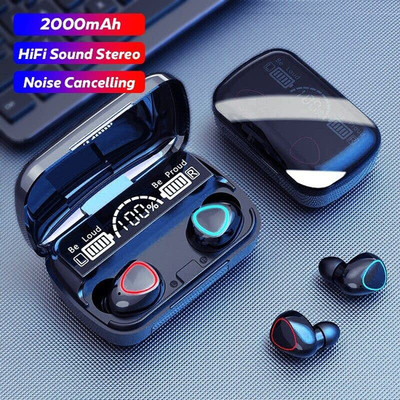 GUGGU TKU_444N_TWS M10 Wireless Earbuds Bluetooth Headset Bluetooth(Black, True Wireless)