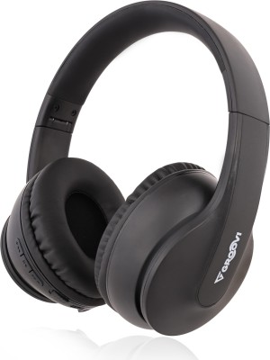 Groovimuzic D-806 UP TO 40 HRS PLAYBACK WITH PREMIUM PACKAGING Bluetooth & Wired Headset(Black, On the Ear)