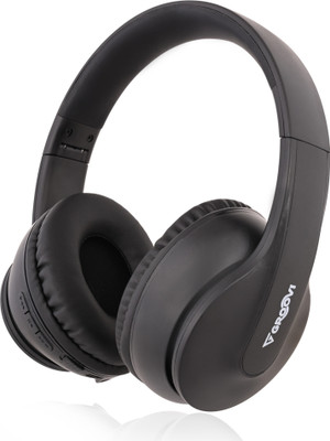 Groovimuzic D-806 UP TO 40 HRS PLAYBACK WITH PREMIUM PACKAGING Bluetooth & Wired(Black, On the Ear)