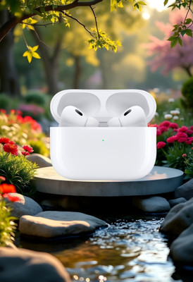 BeatFlow Airpox Pro 2 (2nd generation) Y37 wireless with anc (USB-C) Bluetooth(White, In the Ear)