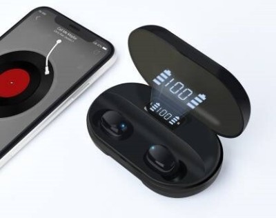 Malhotra enterprises TWS T2 EarBuds Wireless Smart Earphone with Power Bank & Charging Case M29 Bluetooth Headset(Black, True Wireless)