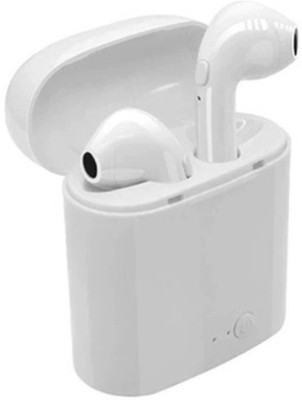 TANBAN i7s TWS Bluetooth Wireless Earphones Buds With Mic White VTH10 Bluetooth Headset(White, In the Ear)