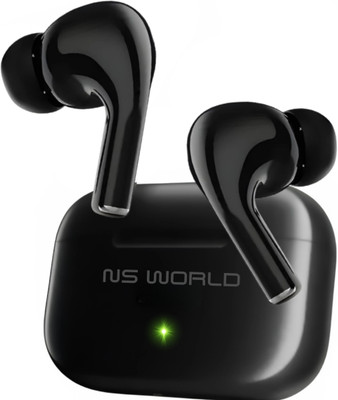 NS WORLD Thunderbuds TWS | Super Bass |15 Hour Battery with case| Touch Earbuds & Airbuds Bluetooth(Glossy Black, True Wireless)