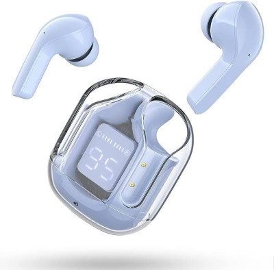Mudo TWS Bluetooth Earbuds – Ultrapods Max with Microphone & Digital Display Bluetooth(Blue, True Wireless)